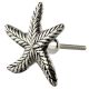 Silver Starfish Metal Knobs 